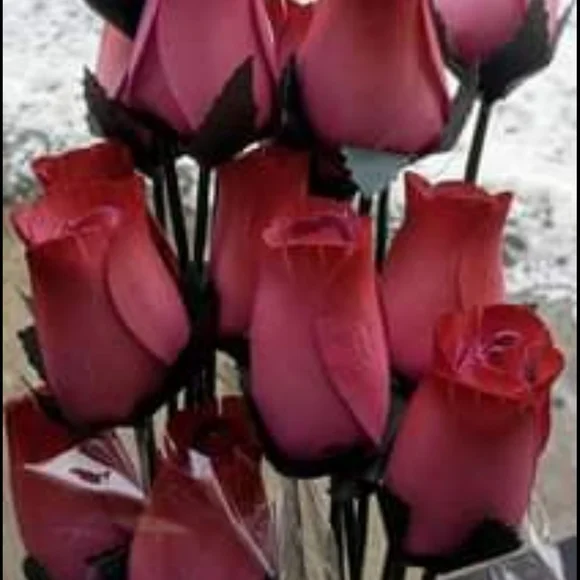 Handcrafted Wooden Roses - Picture 9 of 10